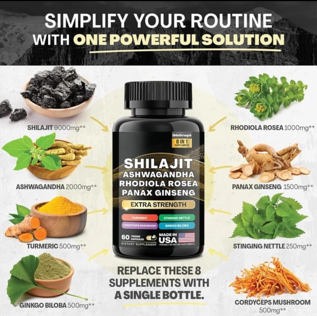 Organic Ashwagandha for Enhanced Absorption – Helps Manage Stress, Boost Energy Levels, and Support Memory Improvement