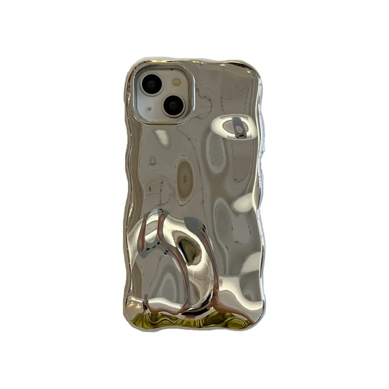 Solid Color Frosted Meteorite Pattern Phone Case
