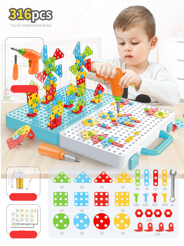 Children's Variety Puzzle Manual Disassembly Toolbox